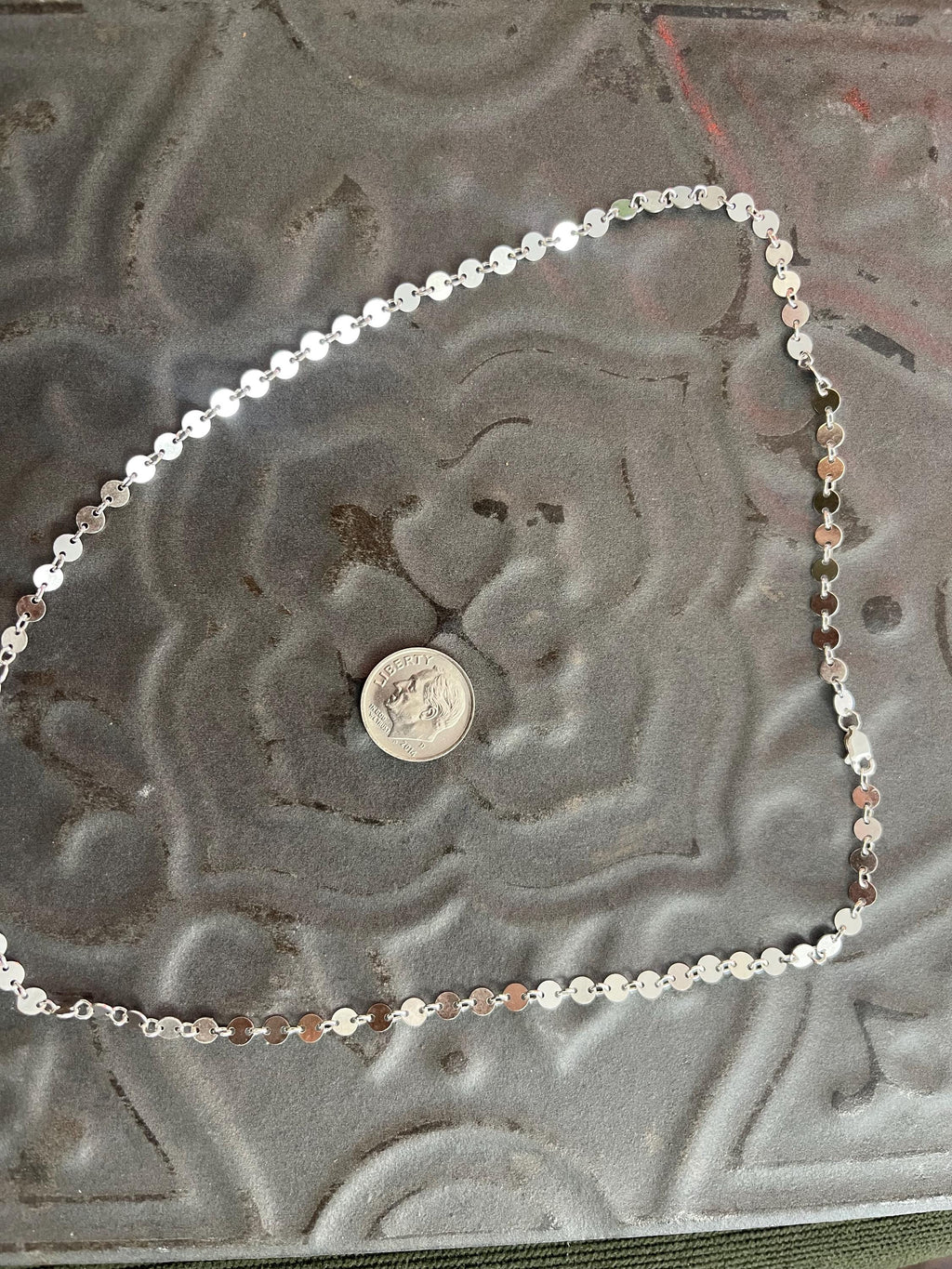Sterling Silver Circle Link Chain