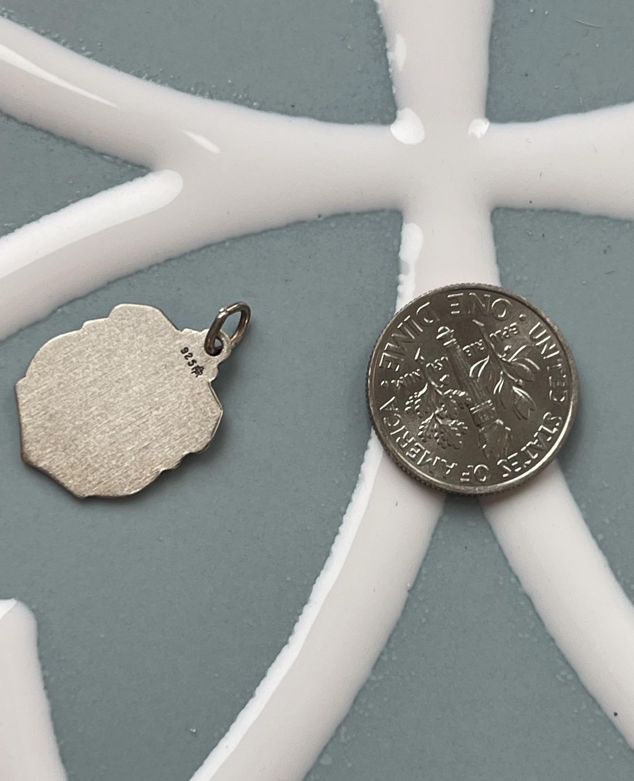 Sterling Silver Saint Michael Medal Pendant