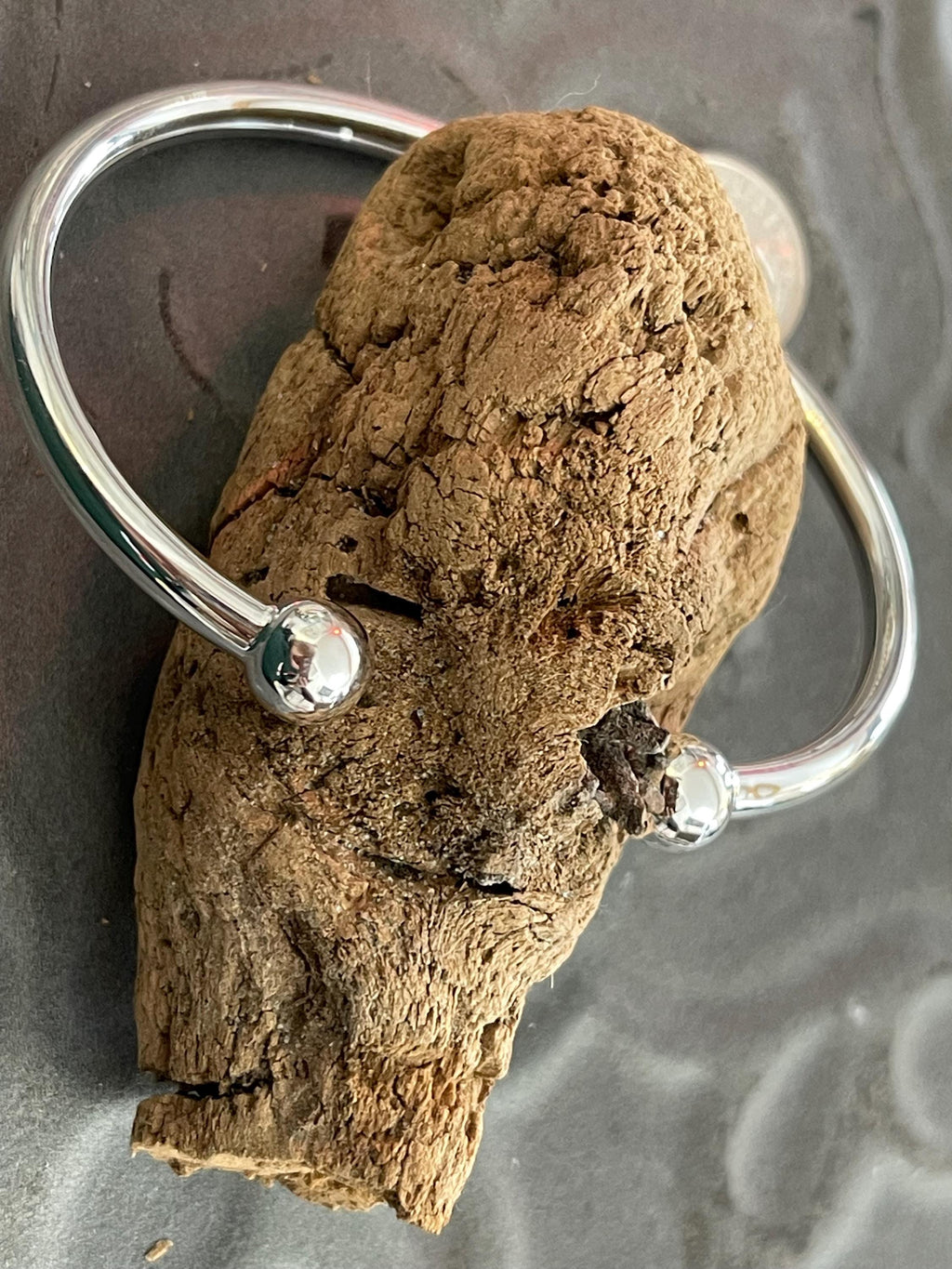 Sterling Silver Bangle Cuff Bracelet