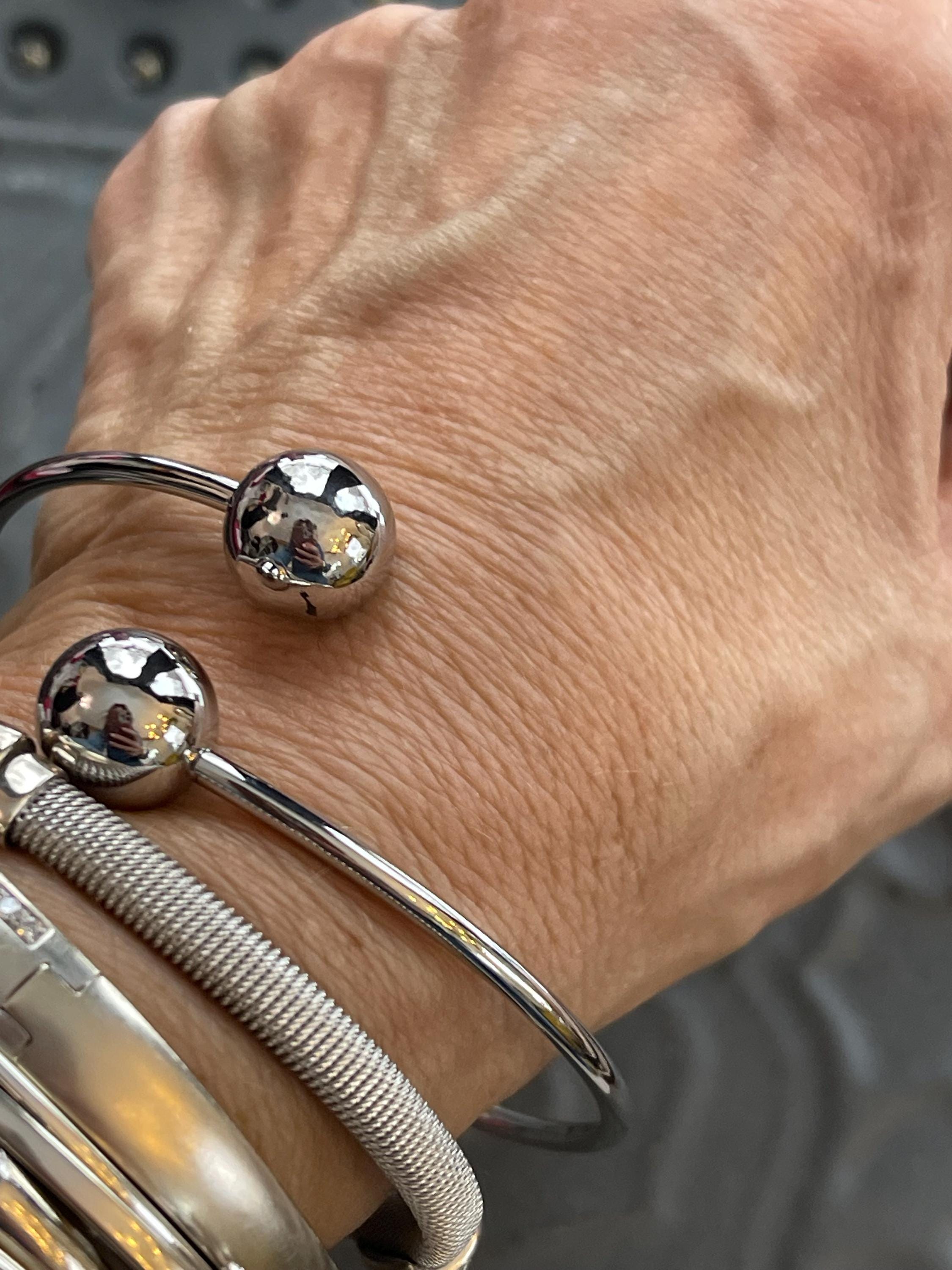 Stainless Steel Flexible Bangle Bracelet