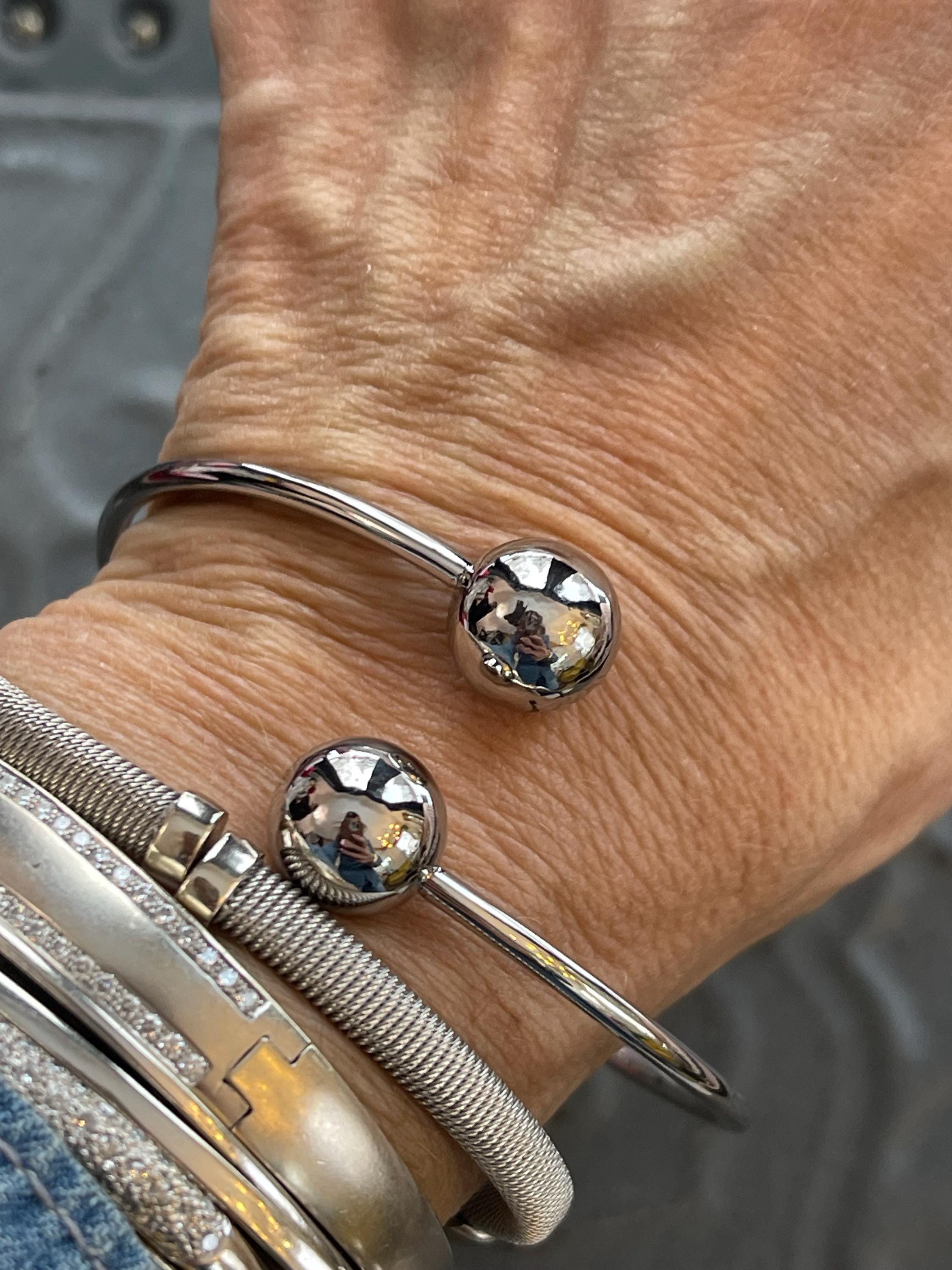 Stainless Steel Flexible Bangle Bracelet