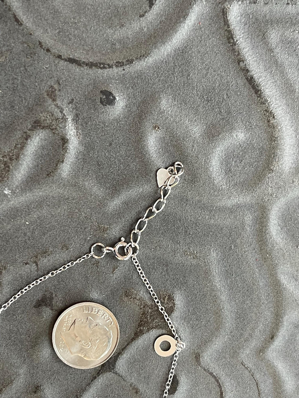 Sterling Silver Polished Circle Ankle Bracelet