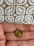 Sterling Silver 24k Gold-plated Infant of Prague Charm