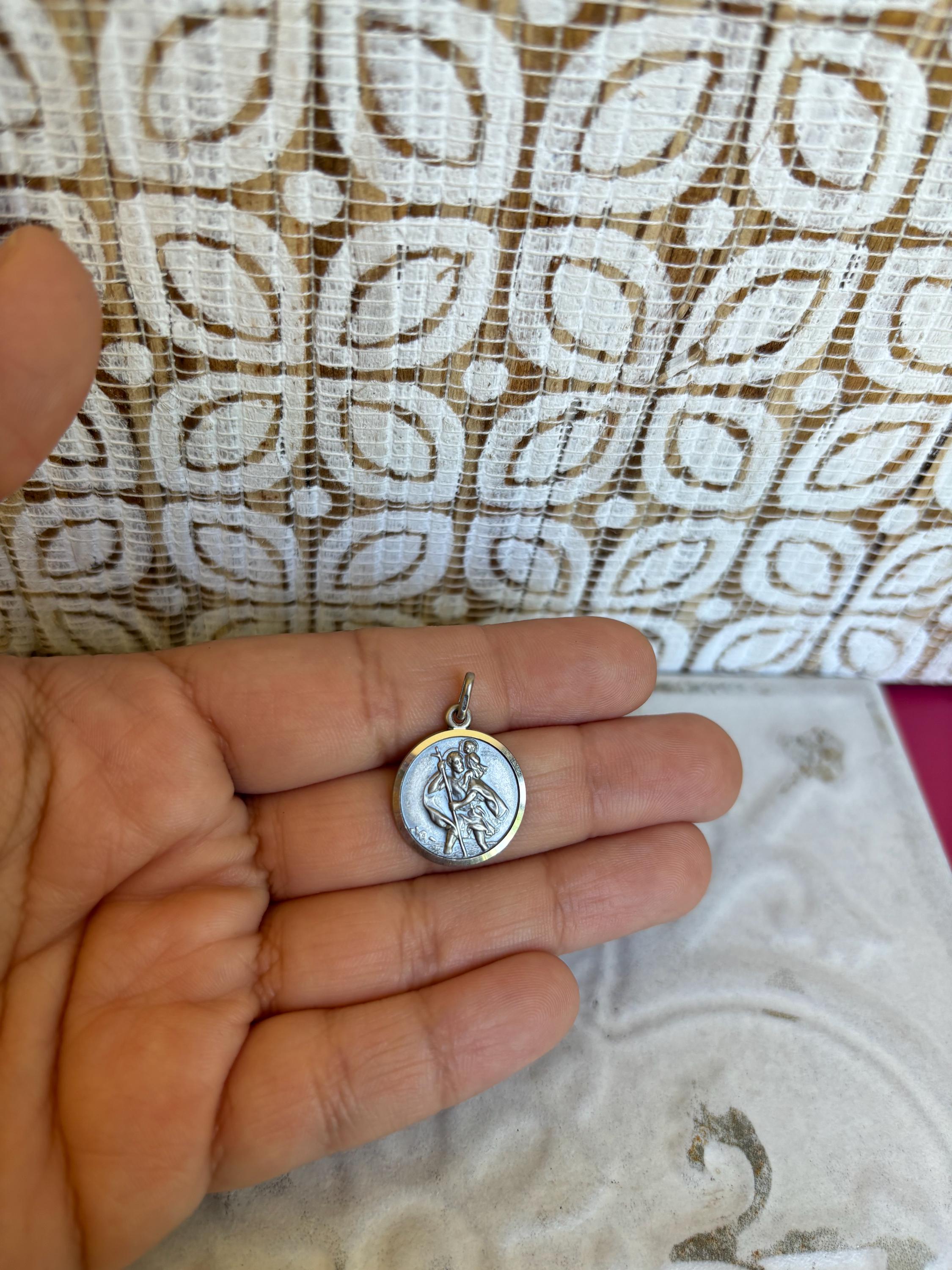 Sterling Silver St. Christopher Medal