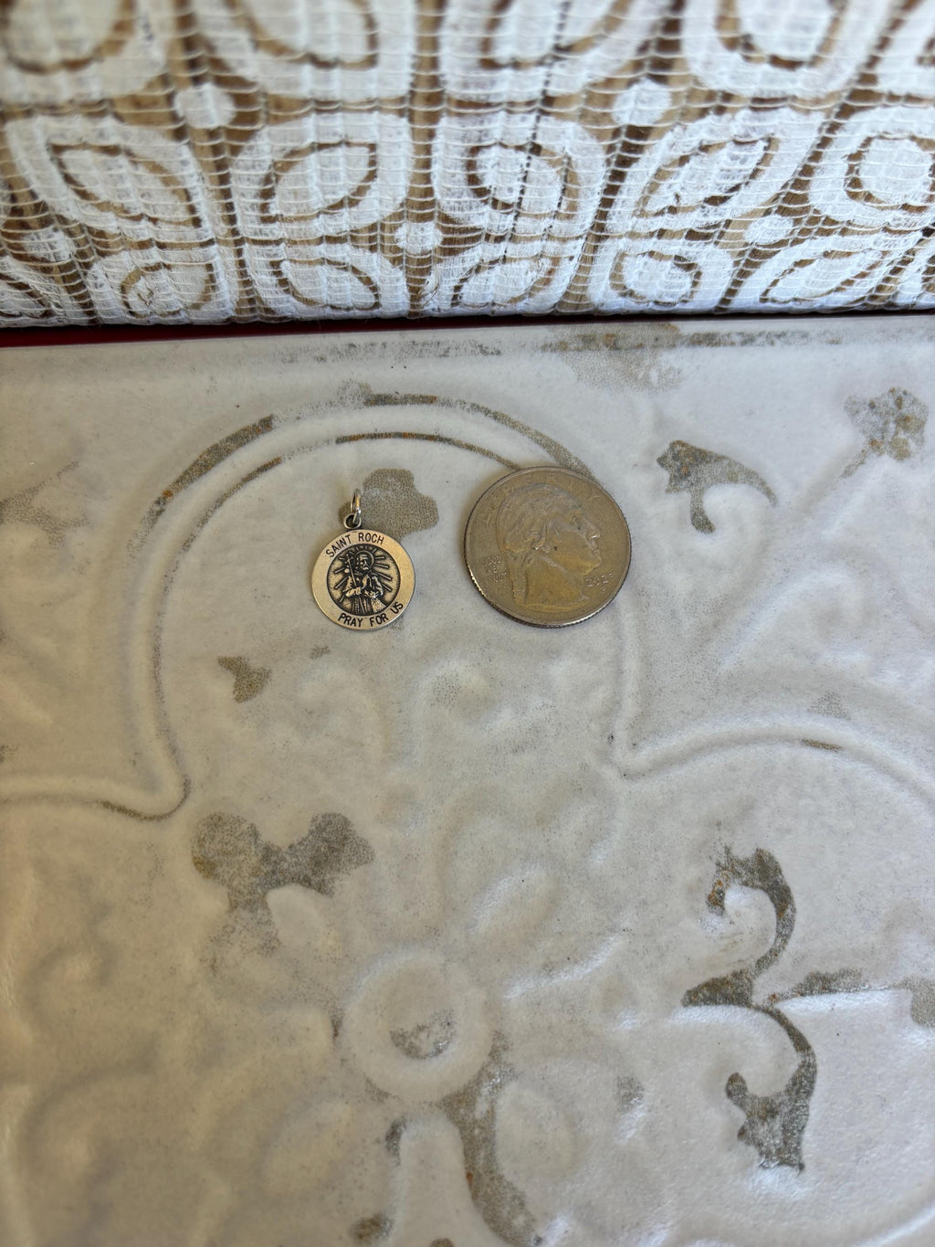 Sterling Silver Saint Roch Medal