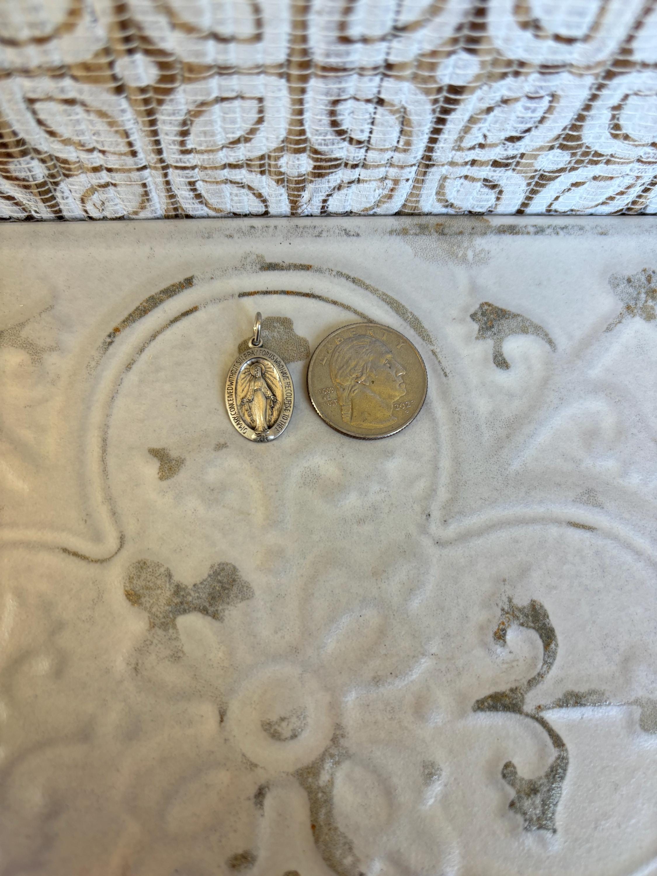 Sterling Silver Small Miraculous Medal