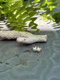 14k Polished Freshwater Cultured Pearl Cat Earrings