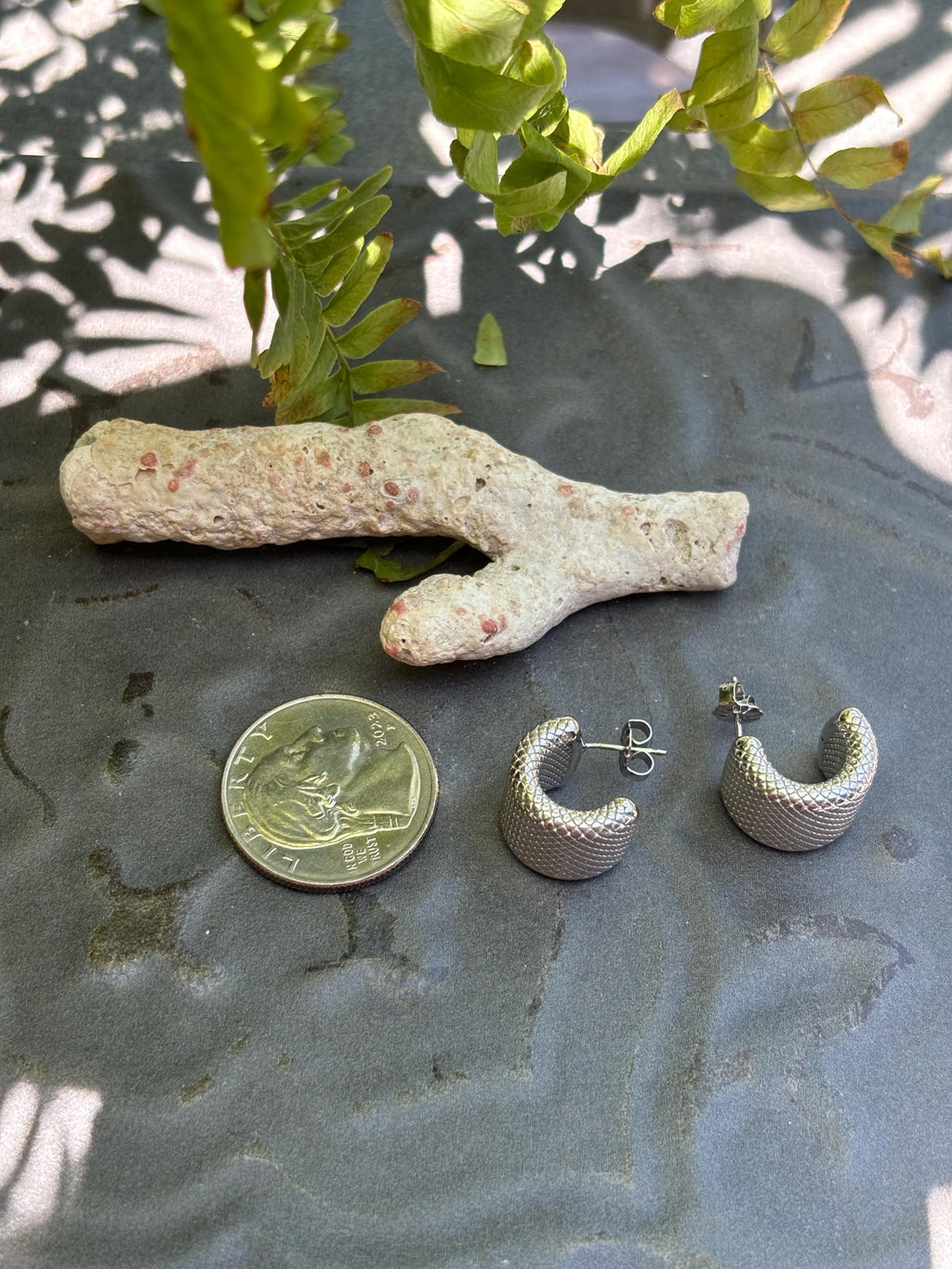 Thick Textured Cuff Earrings