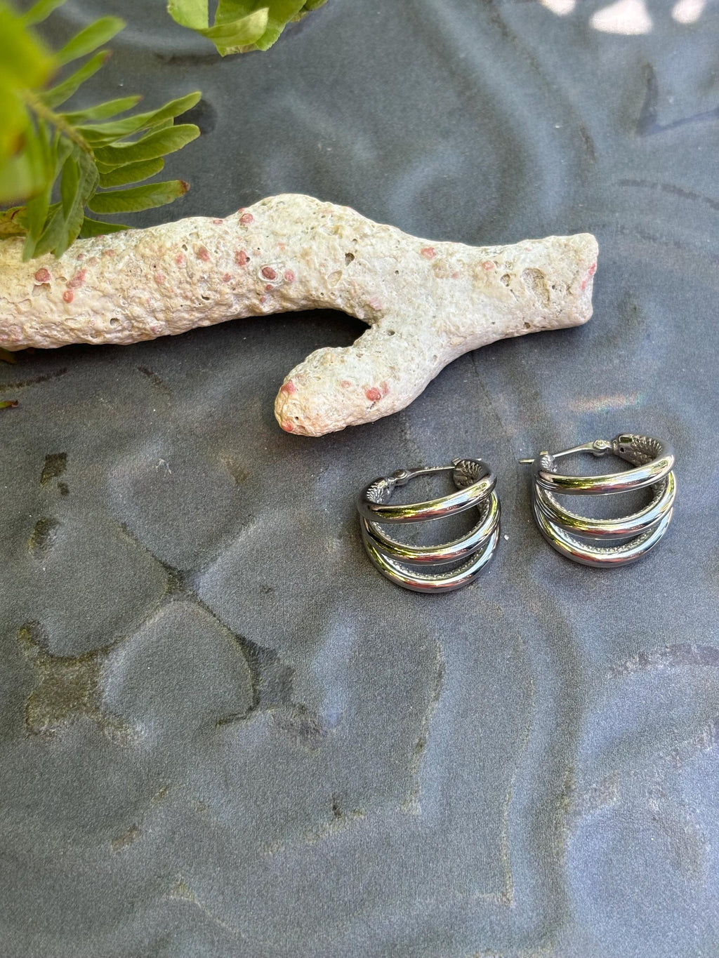 Sterling Silver Small Tube Cage Earrings
