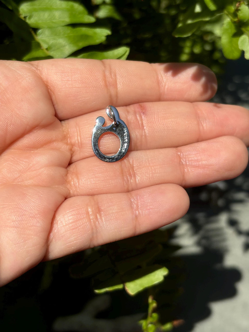 Sterling Silver Mother and Child Pendant