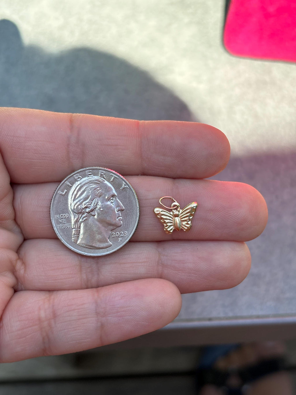 Gold Filled Mini Butterfly Charm