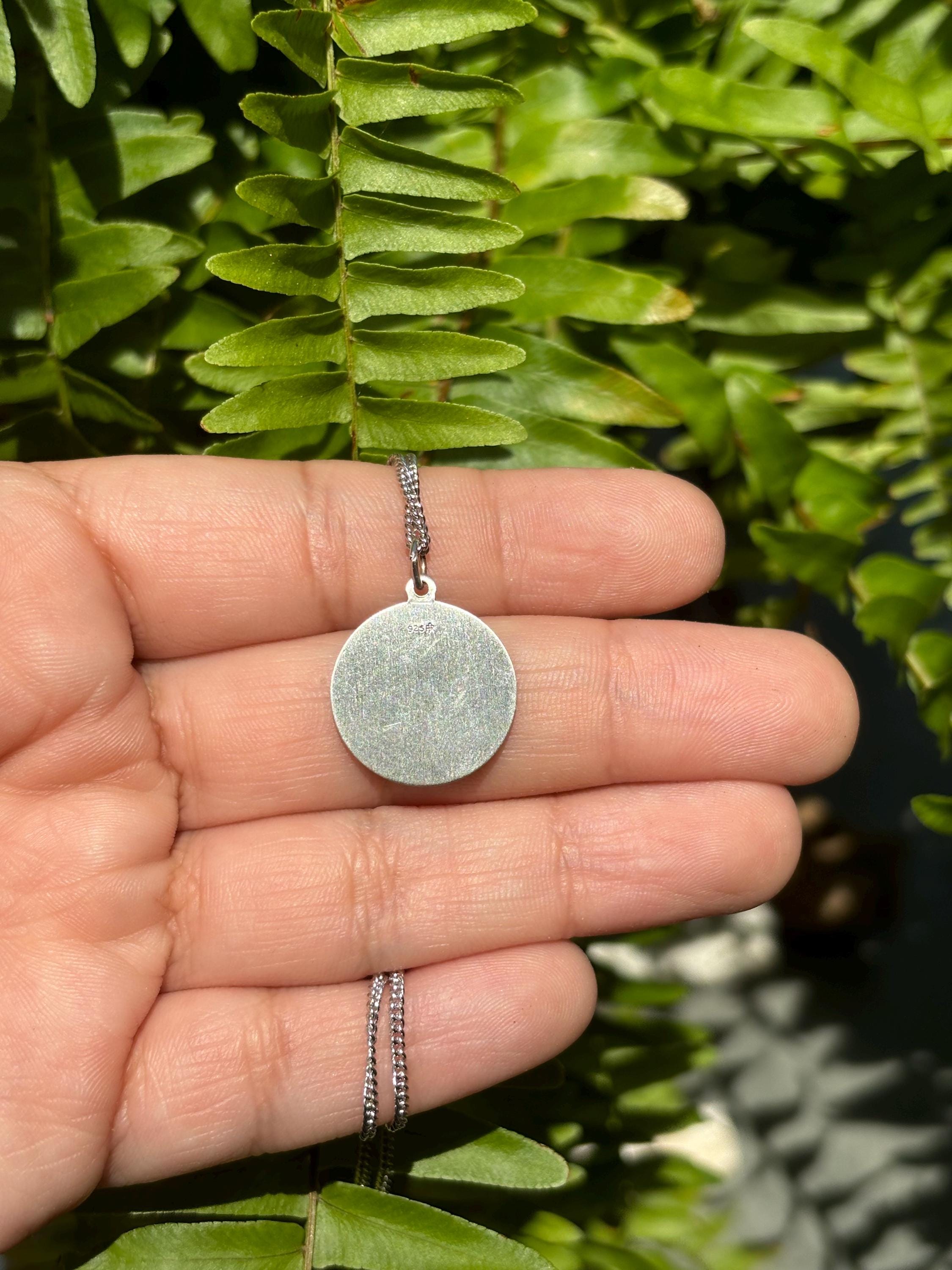 Sterling Silver St. James Medal- 18" Necklace