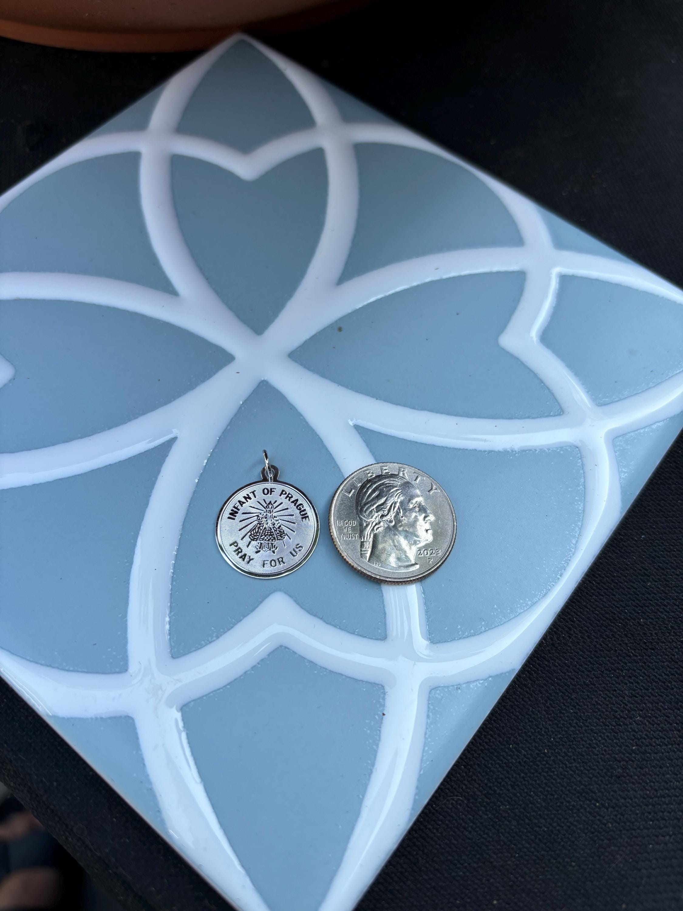 Sterling Silver Infant of Prague Charm