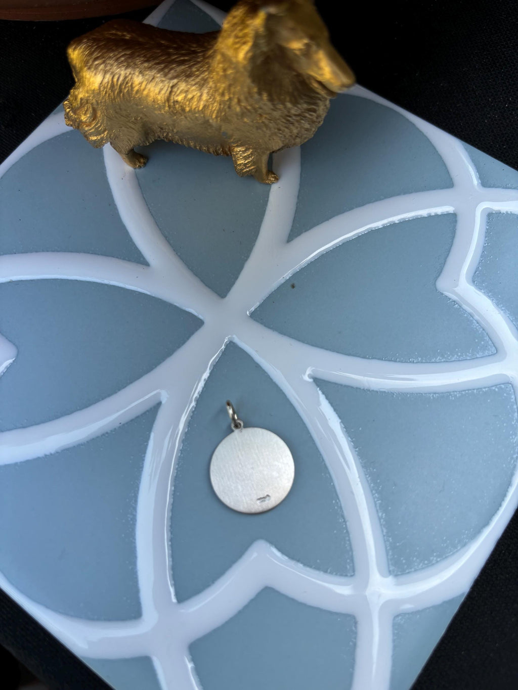 Sterling Silver Our Lady of Lourdes Medal