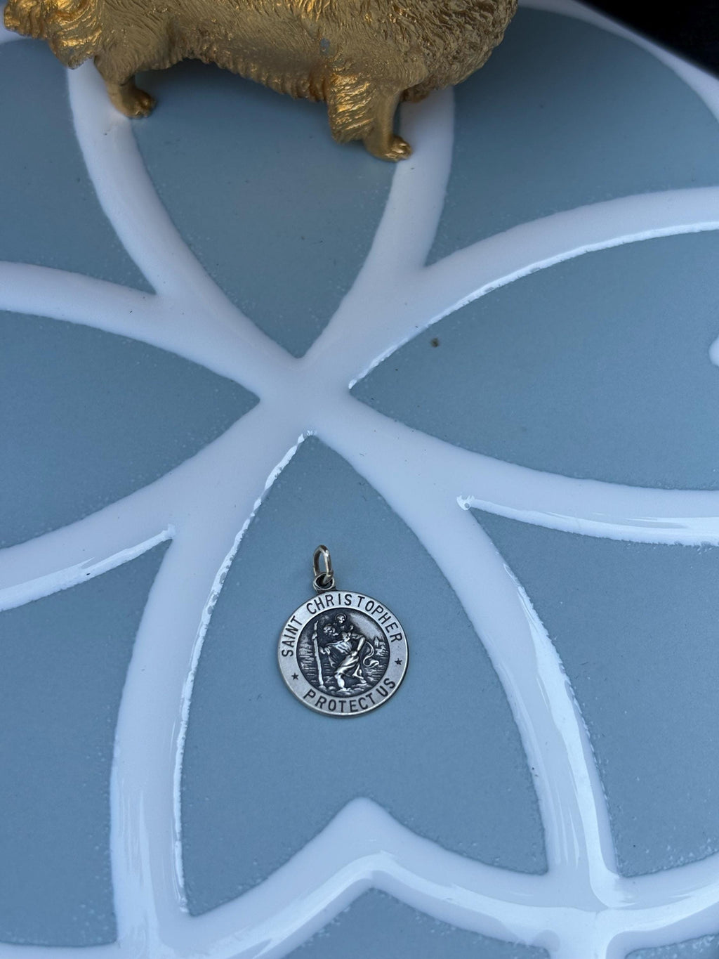 Sterling Silver St. Christopher Medal