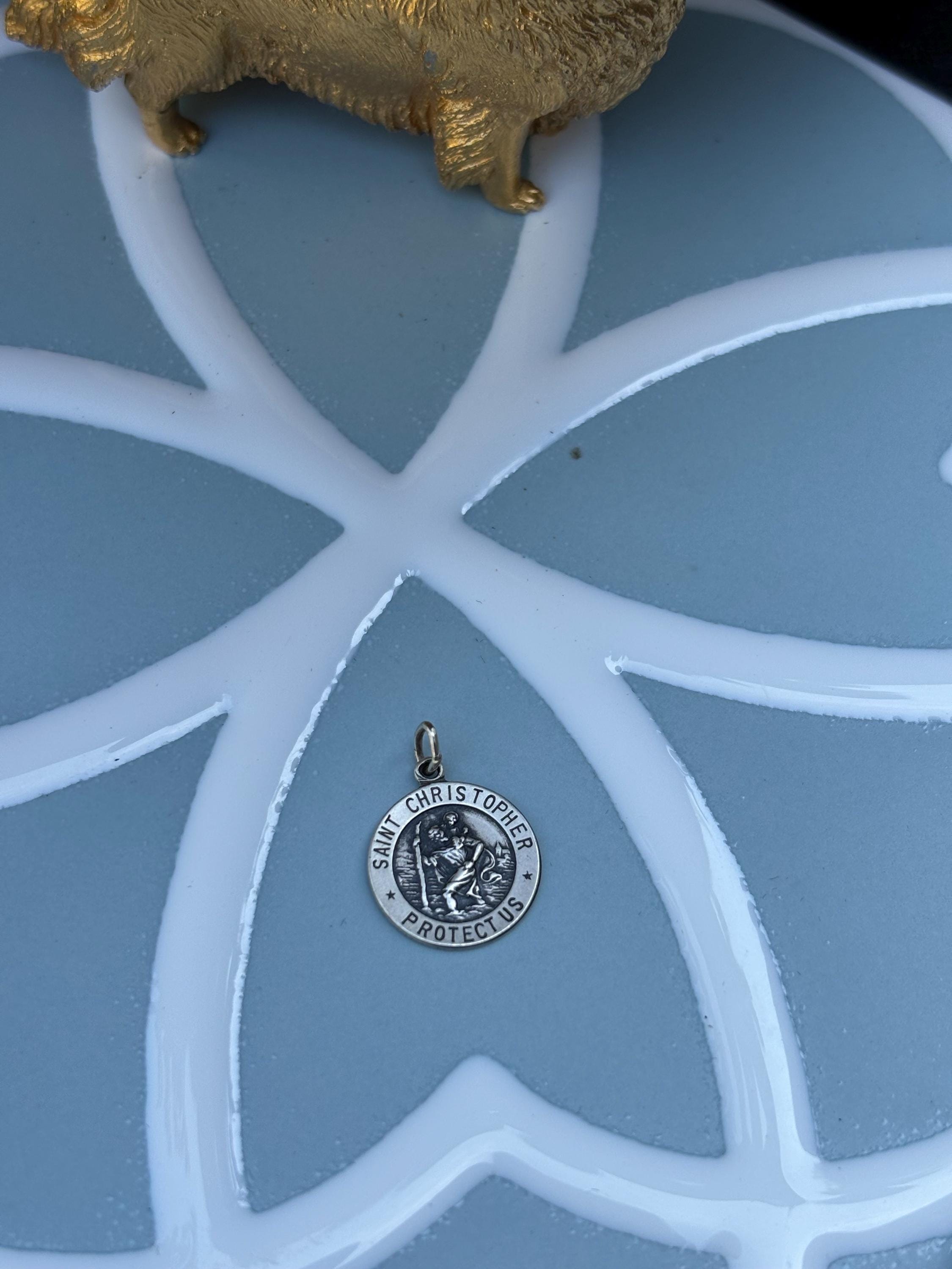 Sterling Silver St. Christopher Medal