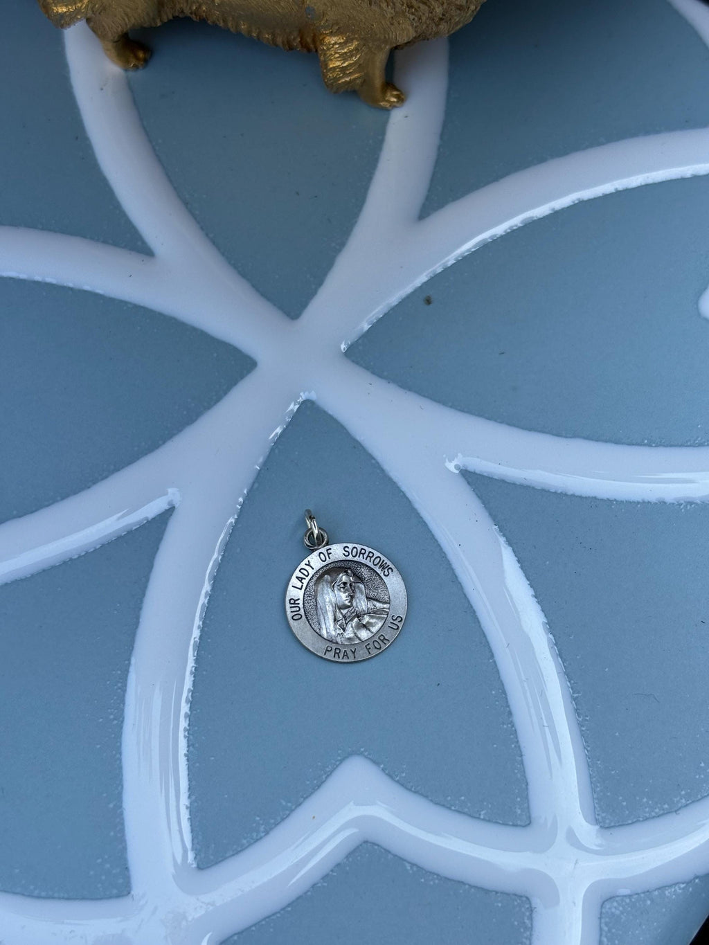Our Lady of Sorrows Medal- Sterling Silver