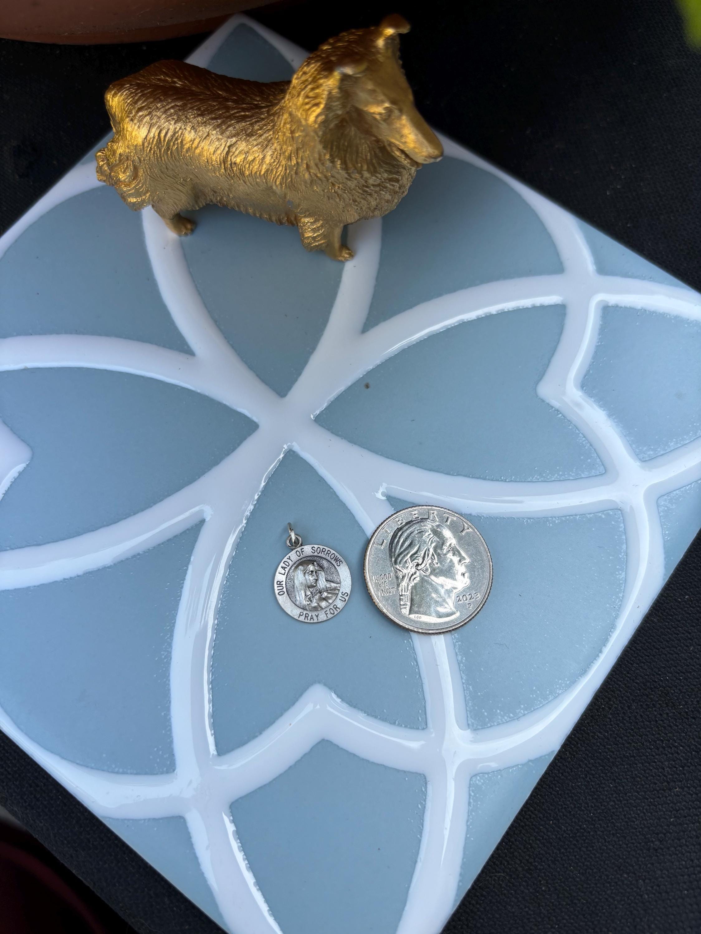 Our Lady of Sorrows Medal- Sterling Silver