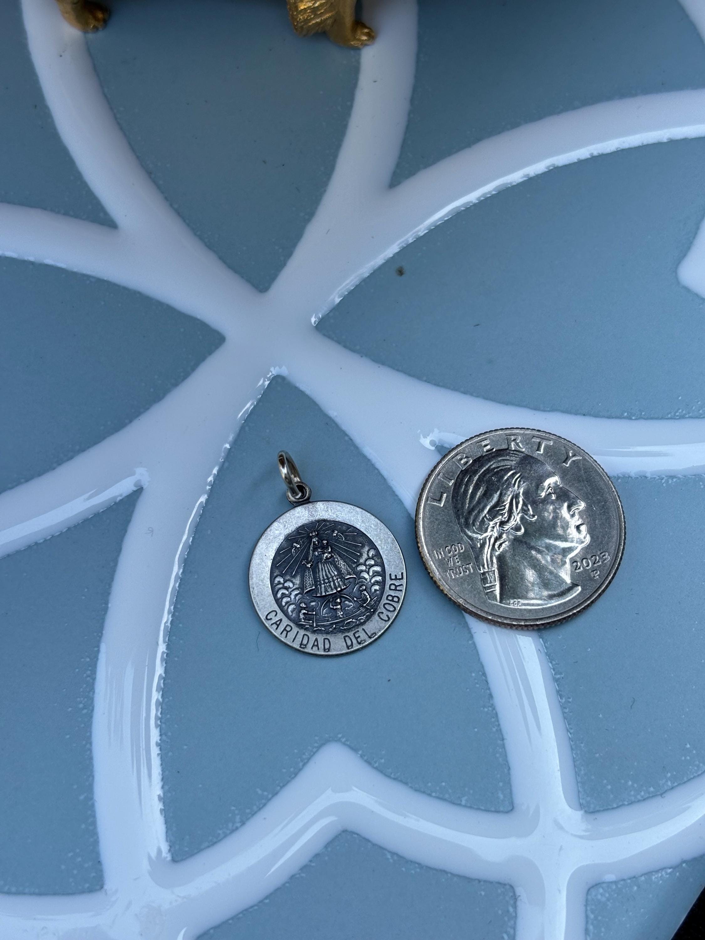 Caridad del Cobre Medal- Sterling Silver