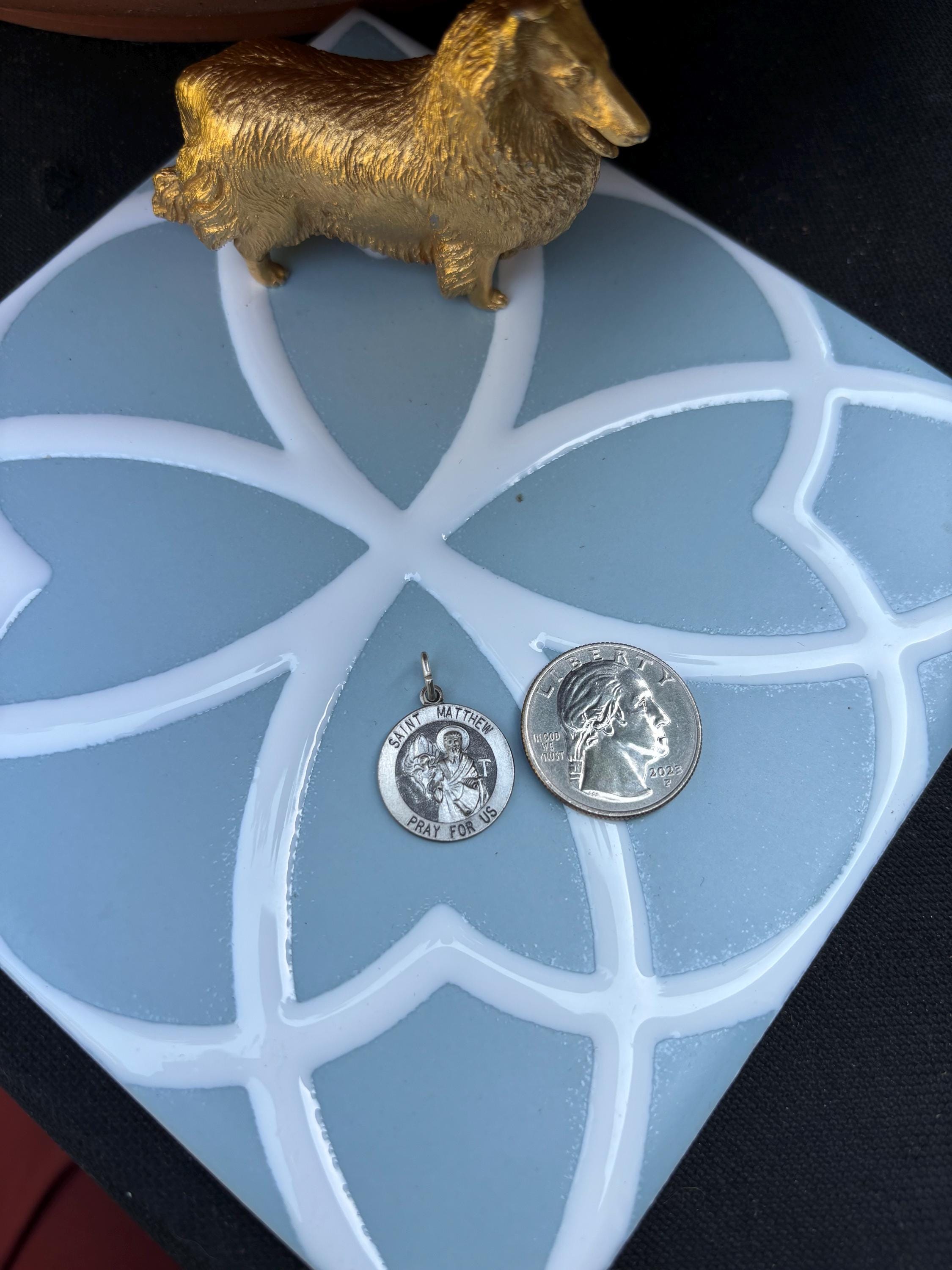 Saint Matthew Medal- Sterling Silver