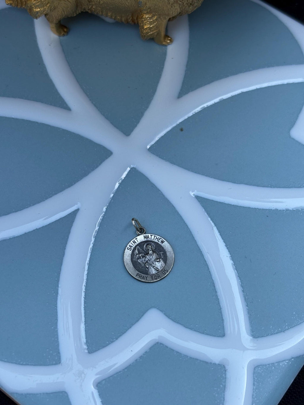 Saint Matthew Medal- Sterling Silver