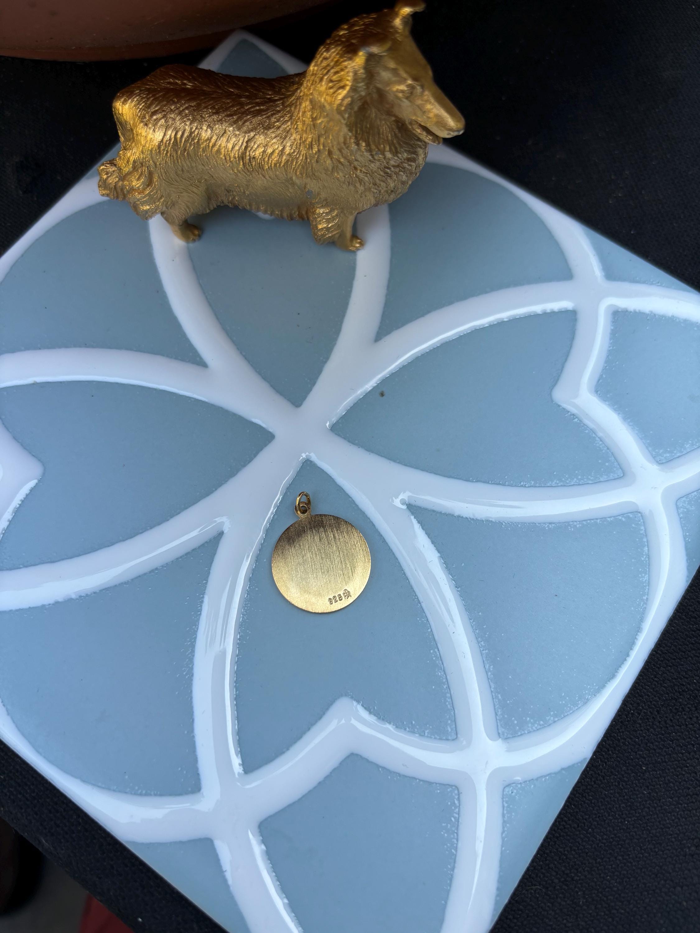 St. John Neuman Medal- Sterling Silver 24k Gold Plated