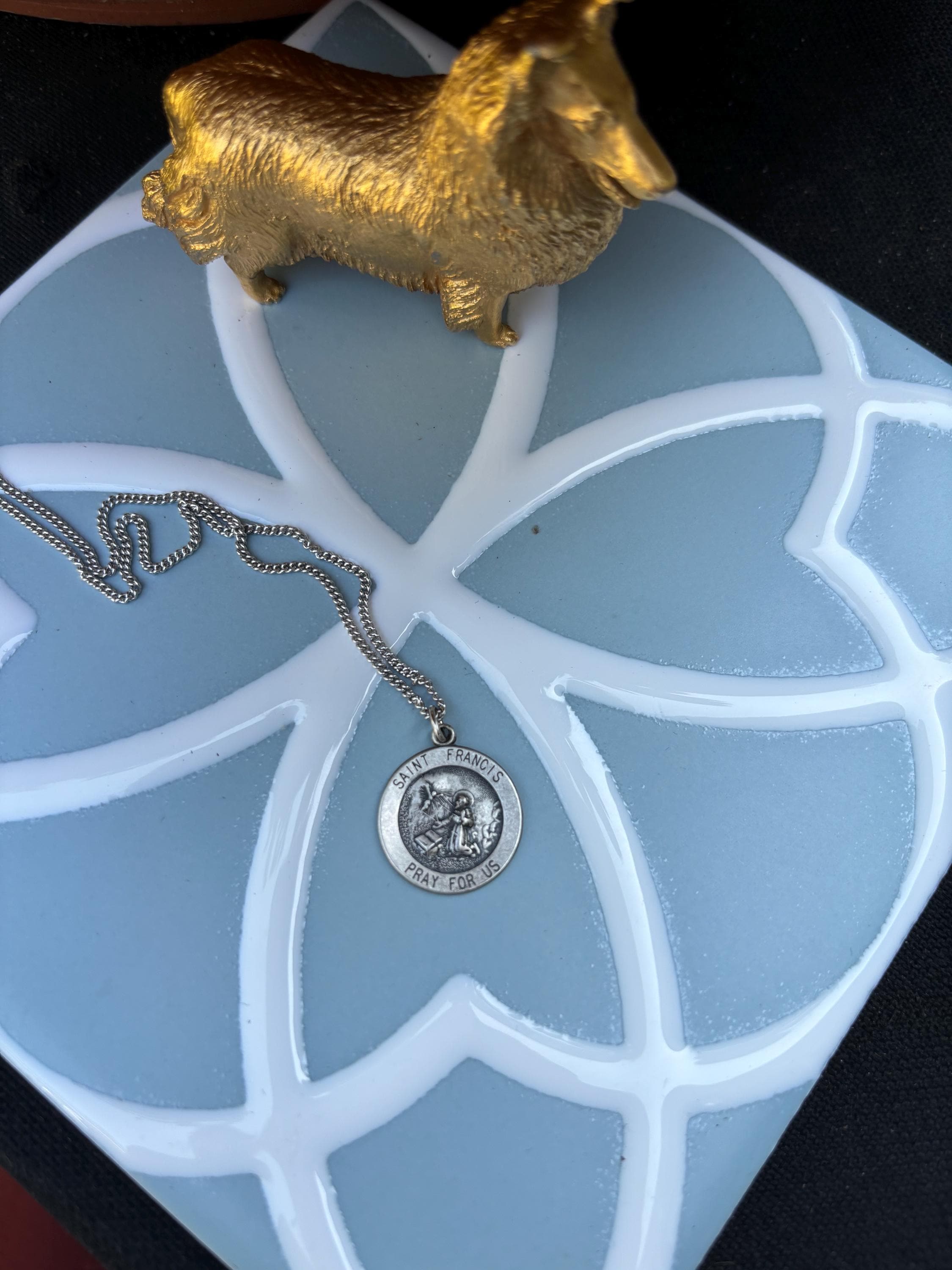 St. Francis of Assisi Medal 18" Necklace