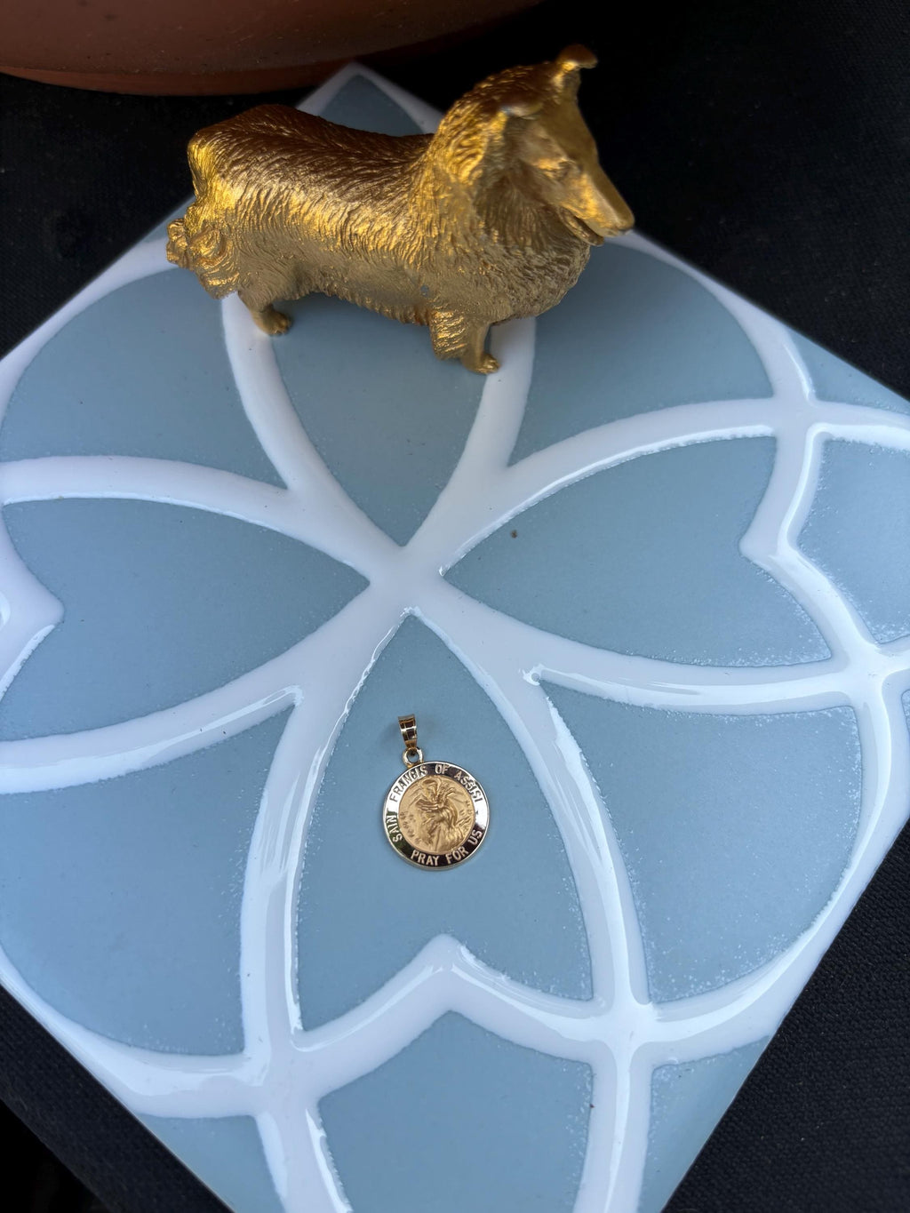 St. Francis of Assisi Medal- 14k Gold
