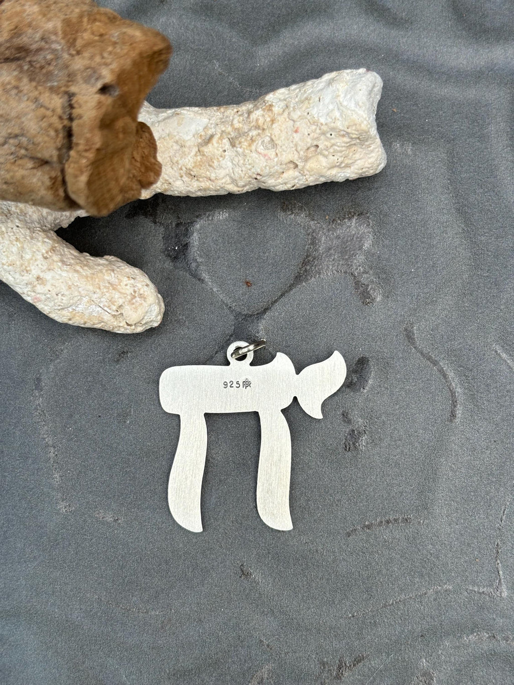 Sterling Silver Chai Pendant