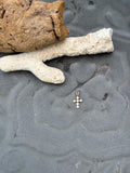 14K Gold Mini Cross Pendant