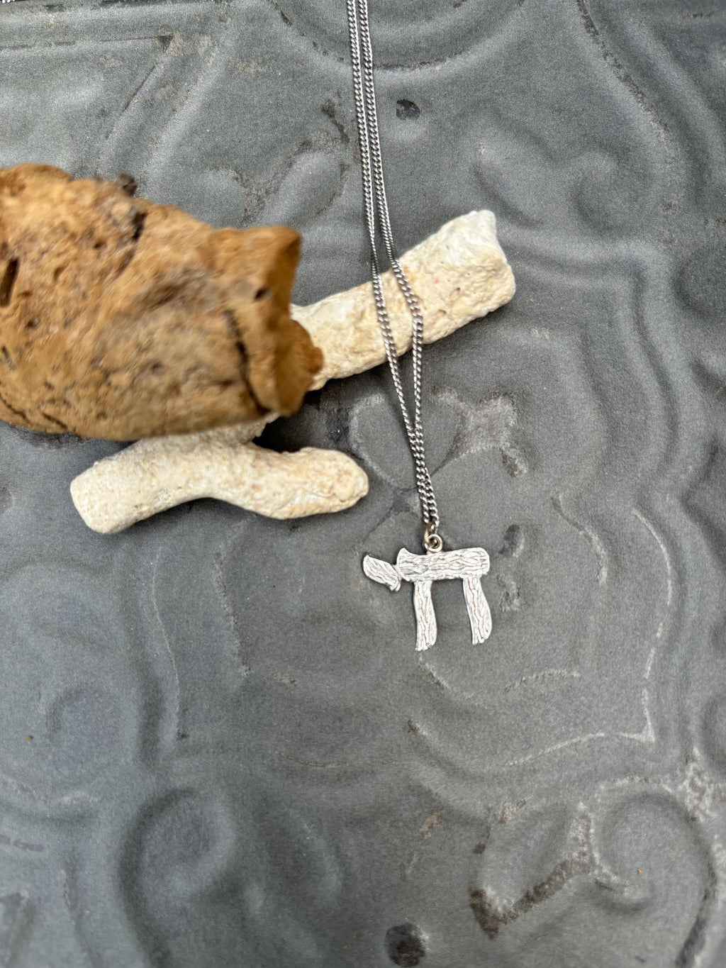 Sterling Silver Chai 18" Necklace