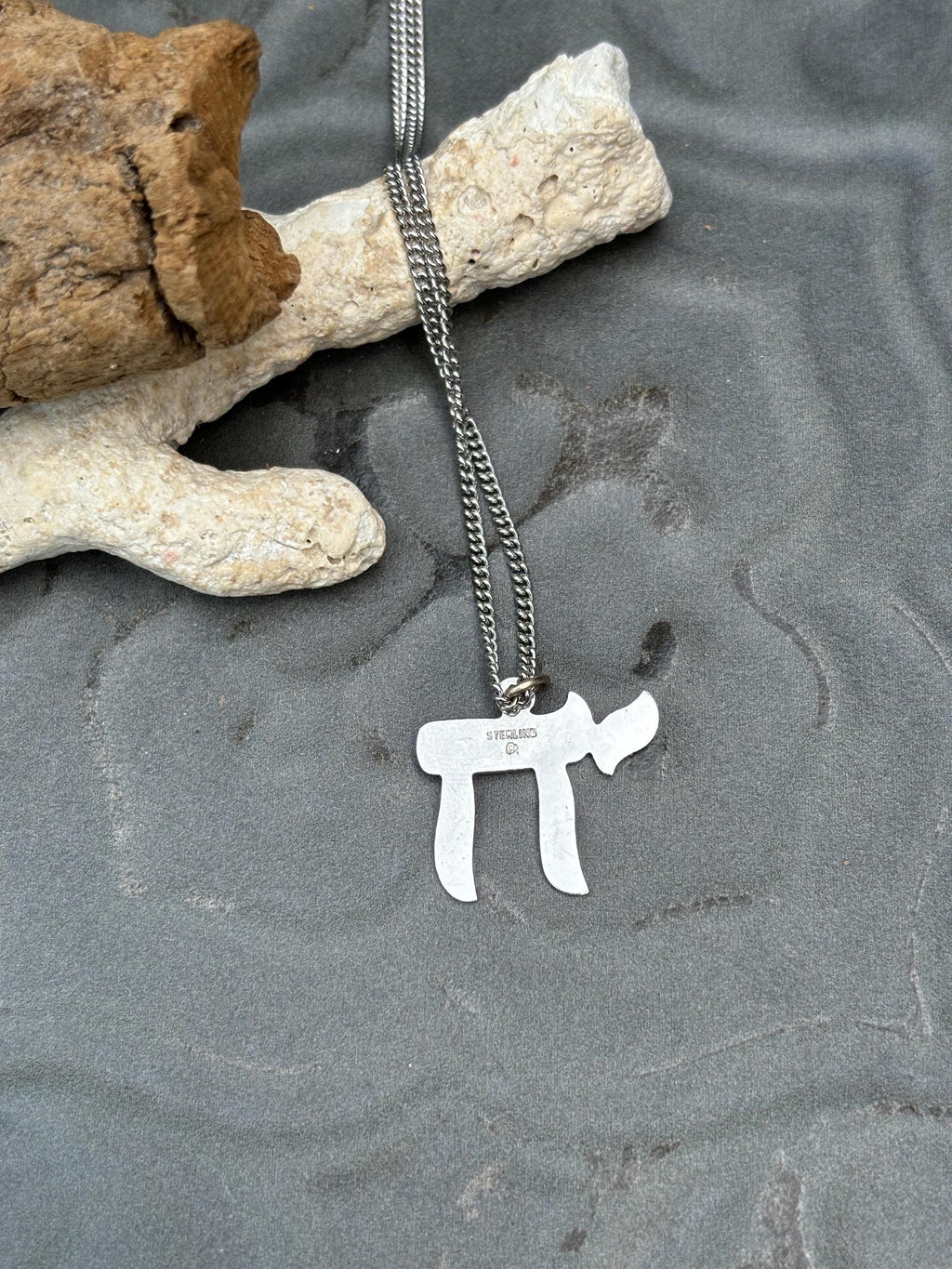 Sterling Silver Chai 18" Necklace