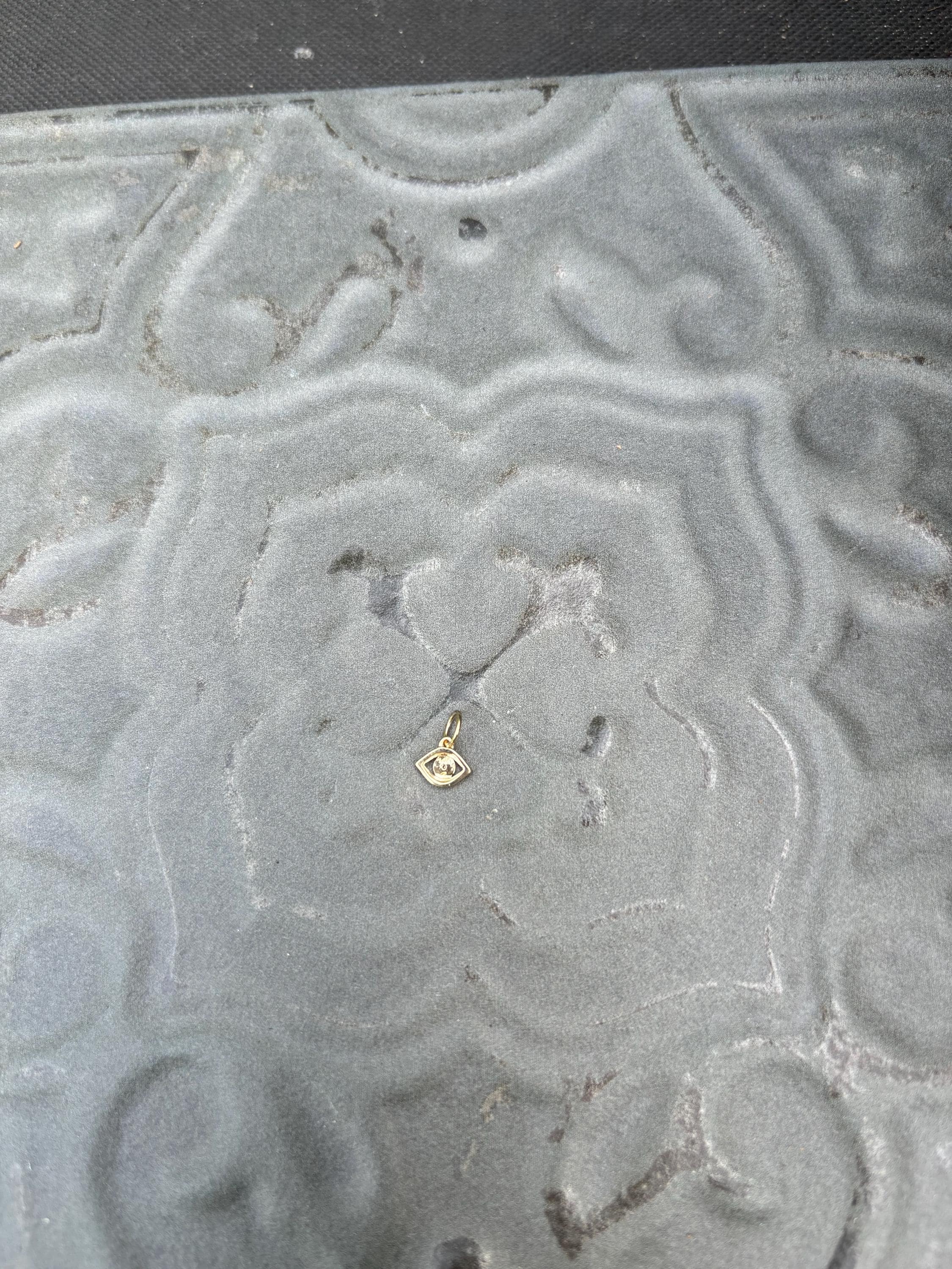 Gold Mini Third Eye Charm