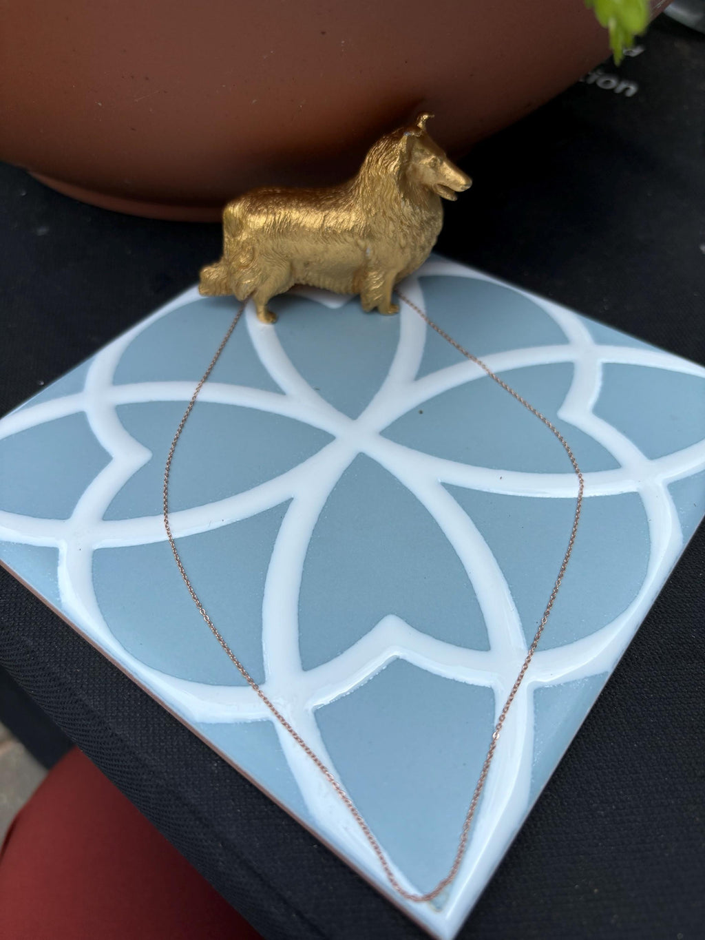 Rose Gold Flat Chain