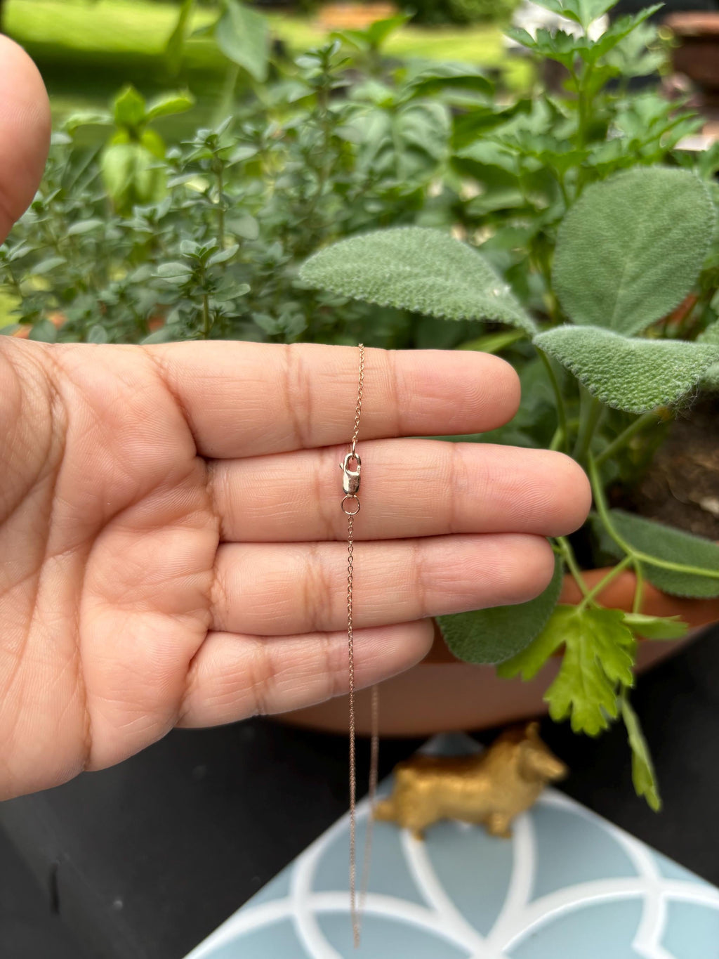 Rose Gold Flat Chain