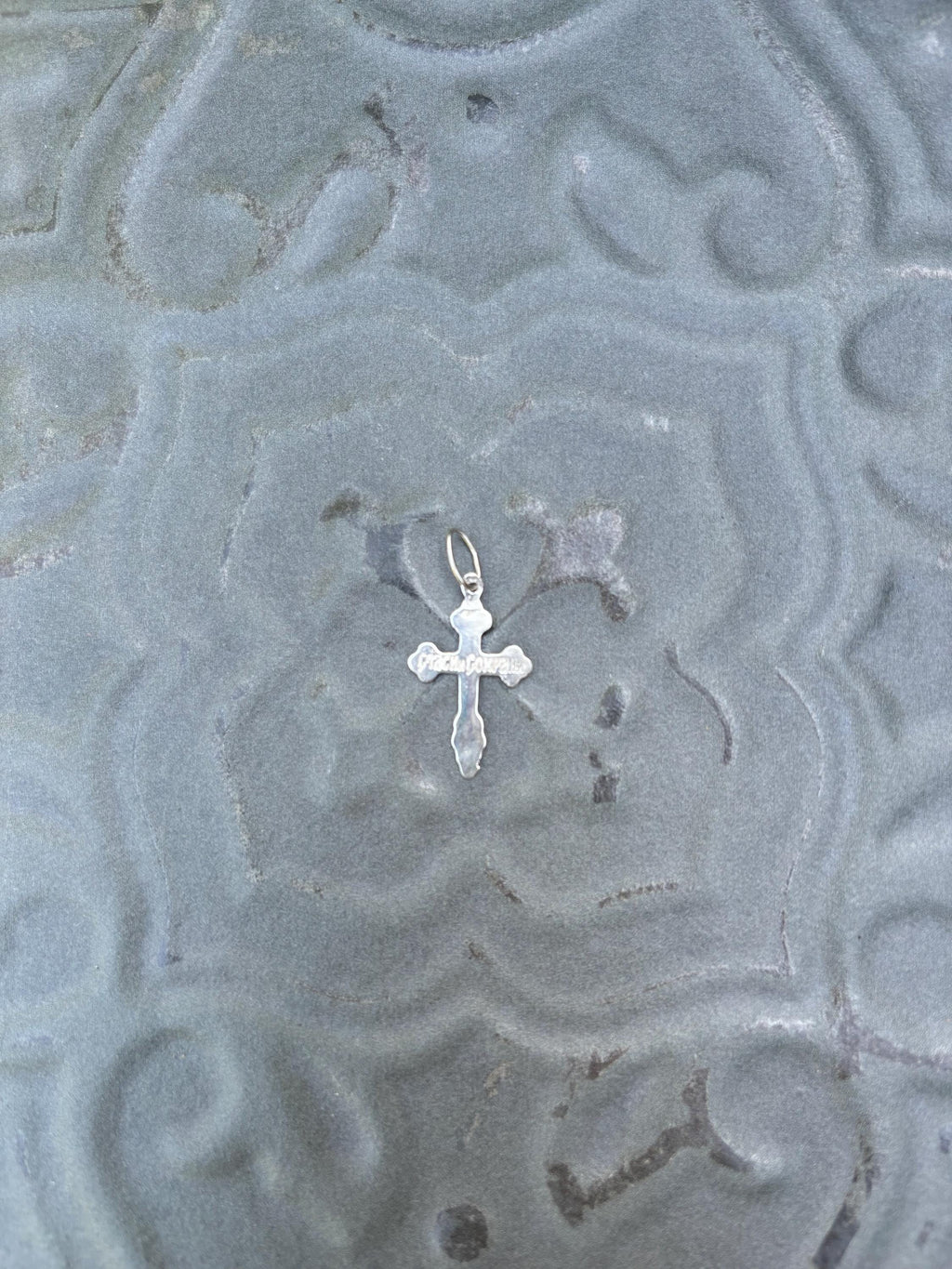Sterling Silver Eastern Orthodox Cross Charm