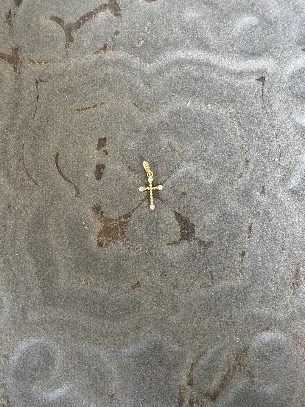 14k Cross Mini Pendant
