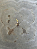 14k Cross Mini Pendant