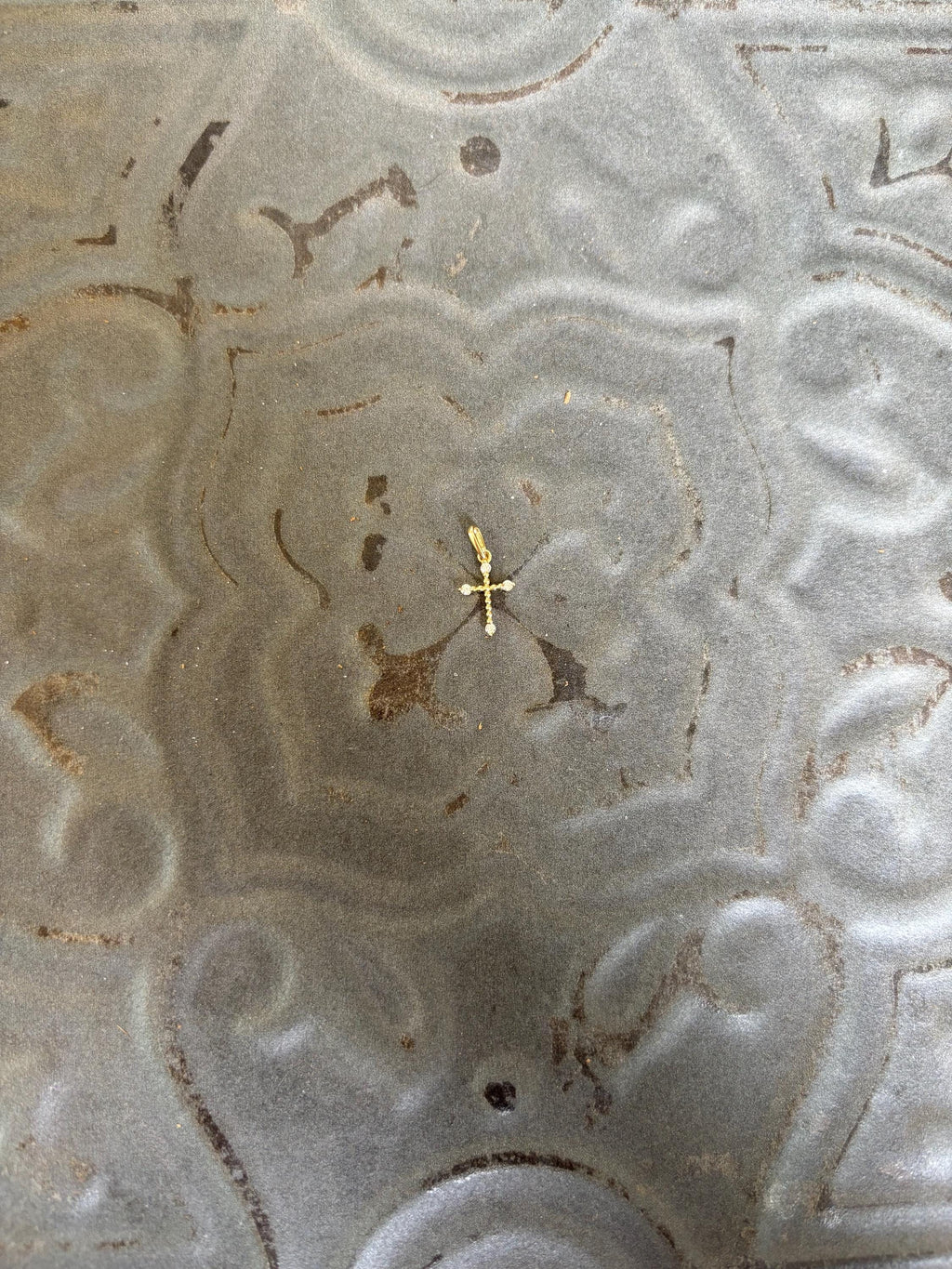 14k Cross Mini Pendant