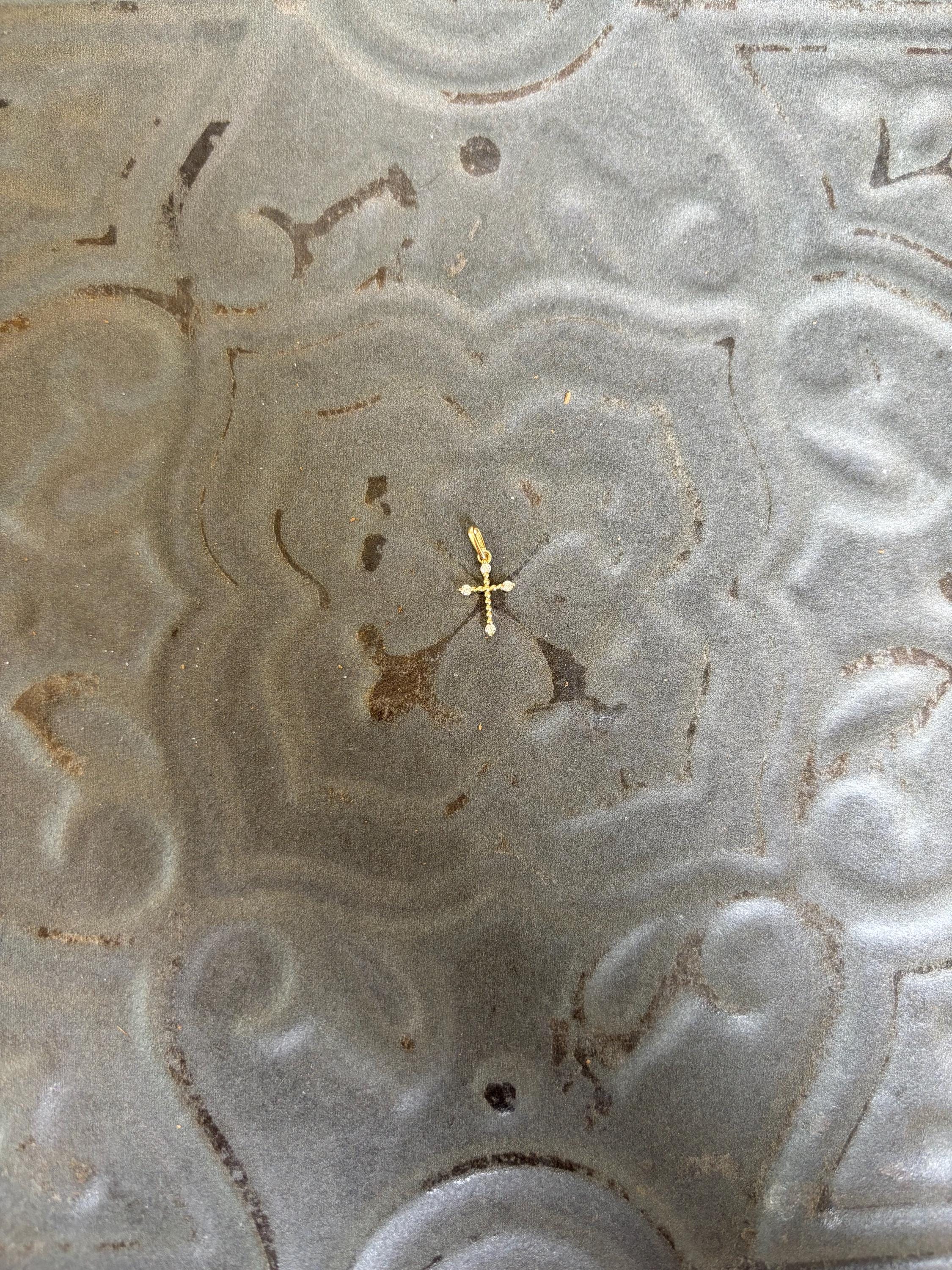 14k Cross Mini Pendant