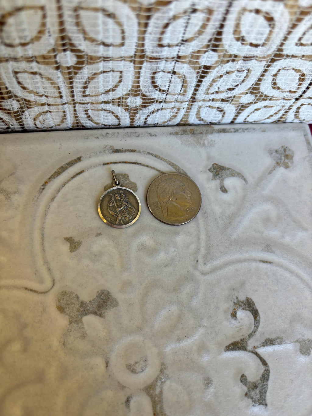 Sterling Silver St. Christopher Medal