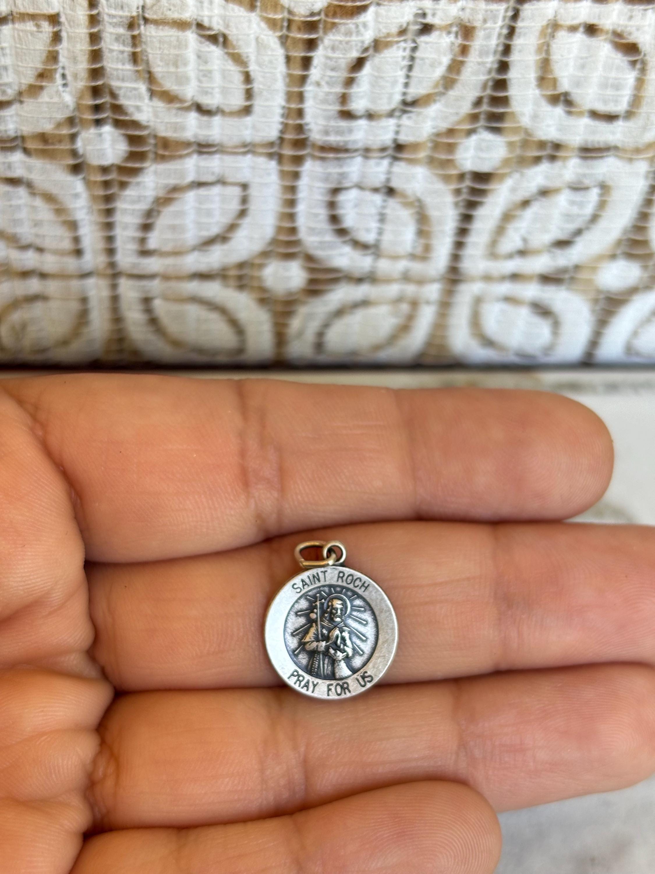 Sterling Silver Saint Roch Medal