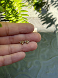 Honey Bee Post Earrings