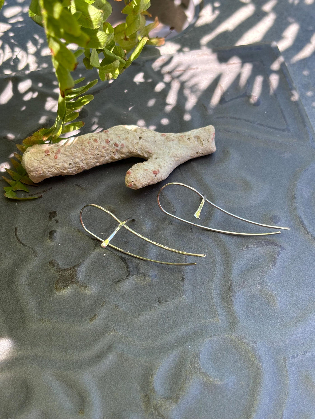 Wired Cross Earrings