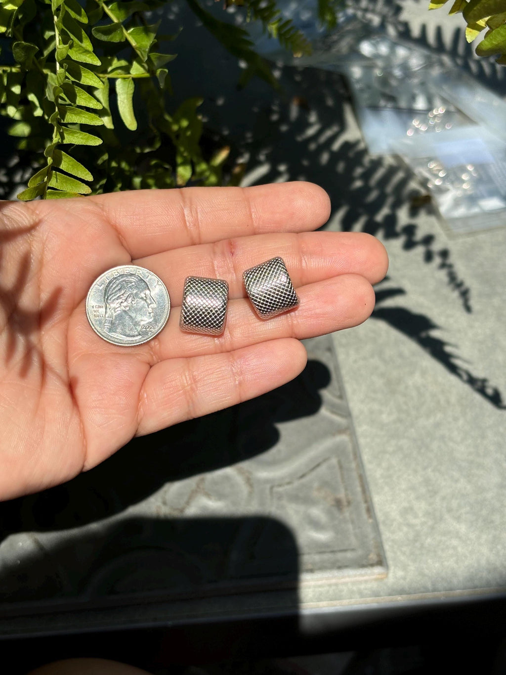 Thick Textured Cuff Earrings