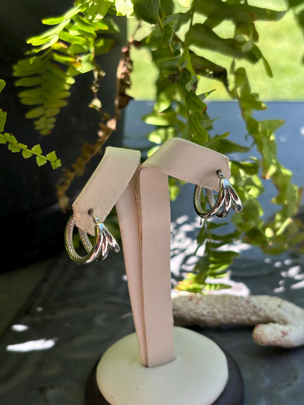 Sterling Silver Small Tube Cage Earrings