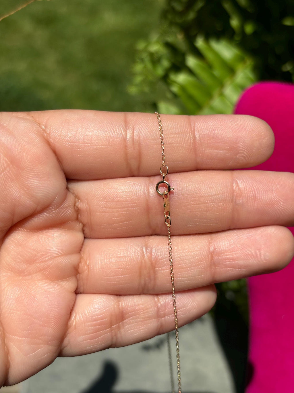 14K Gold Star Necklace