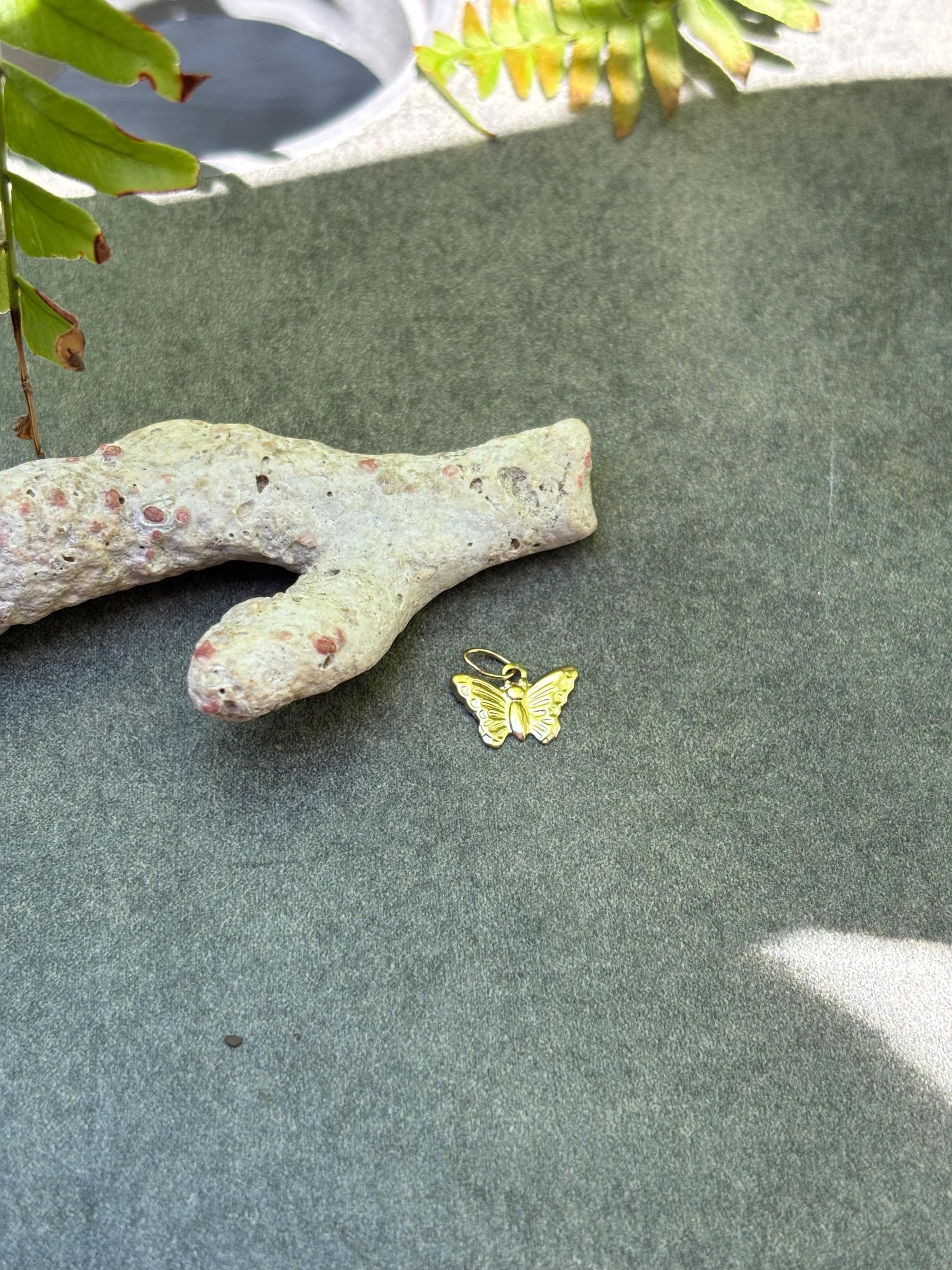 Gold Filled Mini Butterfly Charm