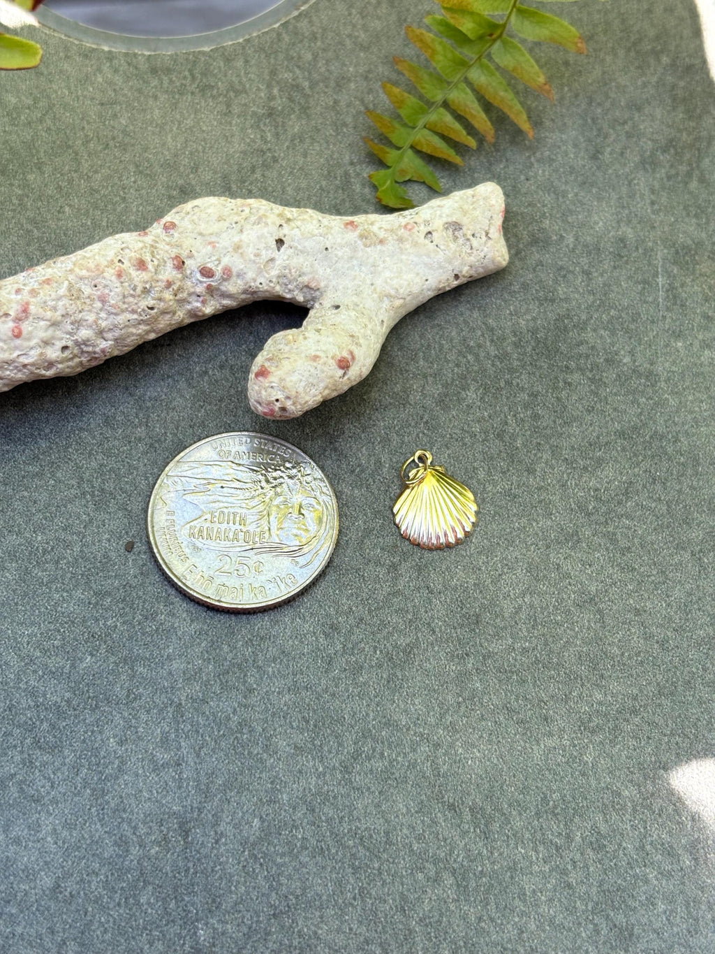 Gold Filled Mini Sea Shell Charm