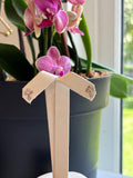 Sterling Silver Mini Cross Earrings